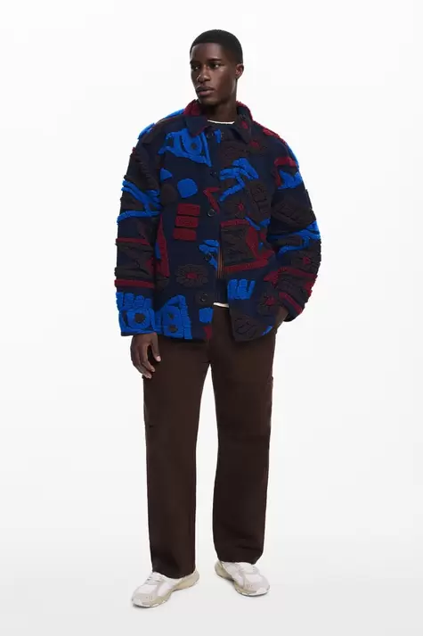 Chaqueta étnica relieves