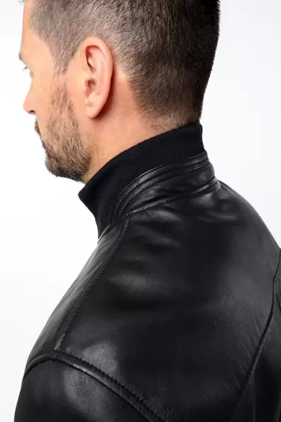 Regular Fit Nappa Leather Jacket