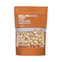 Avellana tostada Hacendado 0% sal añadida