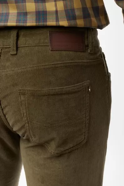 Corduroy Five Pocket Trousers, Slim Fit
