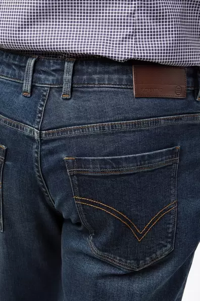 Slim Fit Jeans with Stone Wash