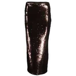 Maxi skirt with sequins