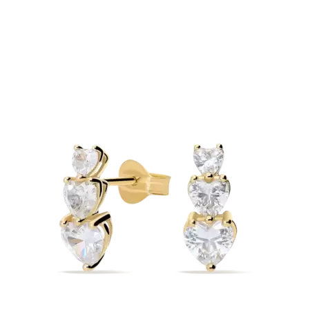 Pendiente oro 18 quilates FANCY LOVE