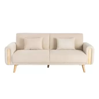 Sofá cama click-clack patas madera LINO