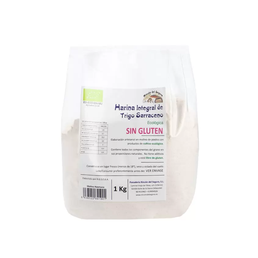 Harina de trigo sarraceno sin gluten 800g
