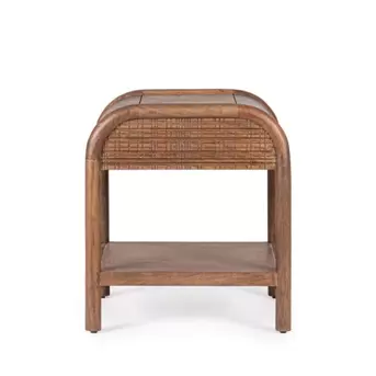 Mesita de noche de madera VENTO
