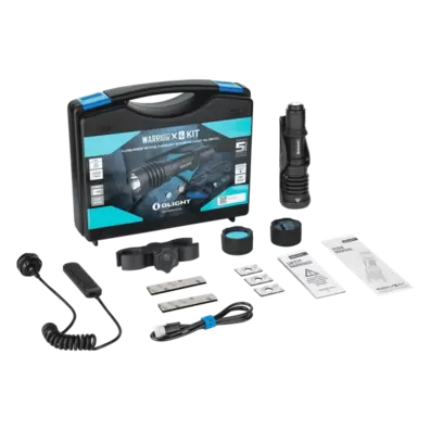 Warrior X 4 Kit Linterna táctica de 2600 lúmenes