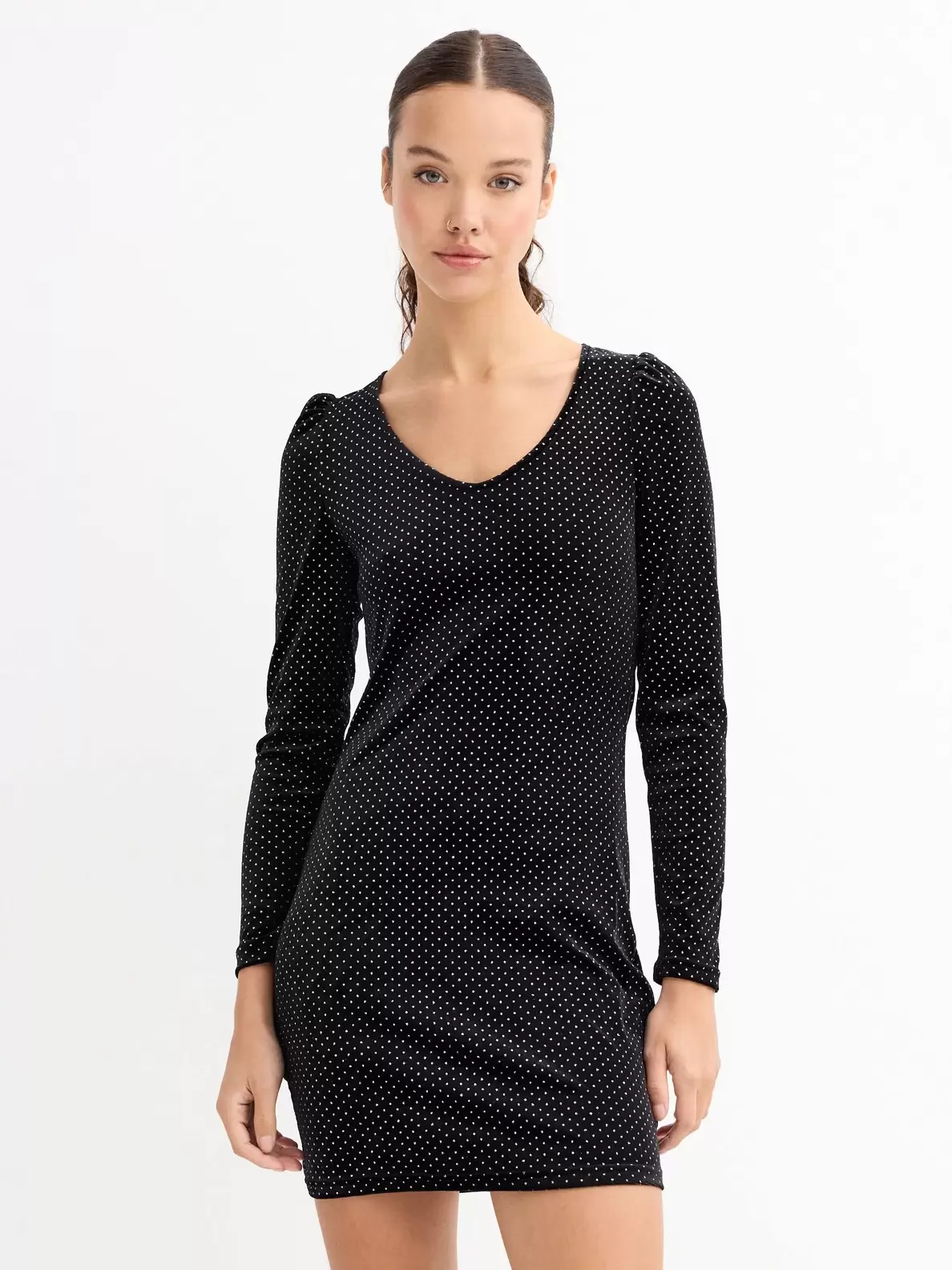 Vestido mini terciopelo...