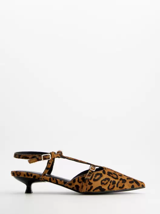 Animal print heels - ULK Leyre