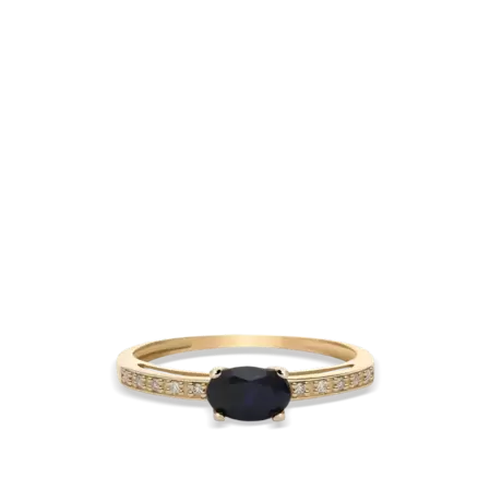 Anillo diamante natural 0.07 ct. oro 18 quilates DUSK