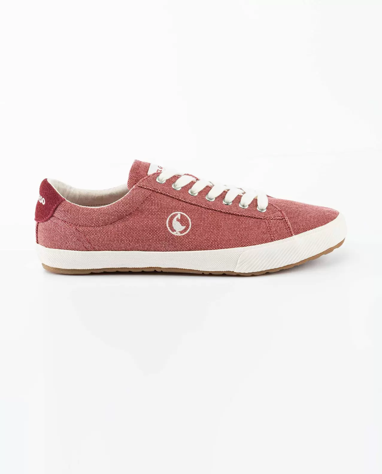 Low Top Washed Canvas Rojo