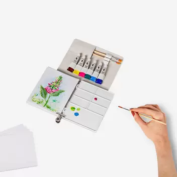 Set de colores acrílicos de viaje