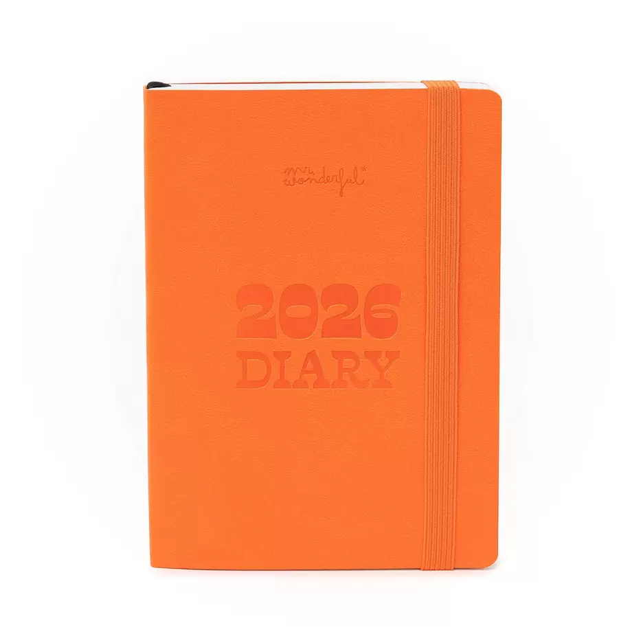 Agenda Pocket 2026 Semanal pequeña - Naranja | Mr.Wonderful