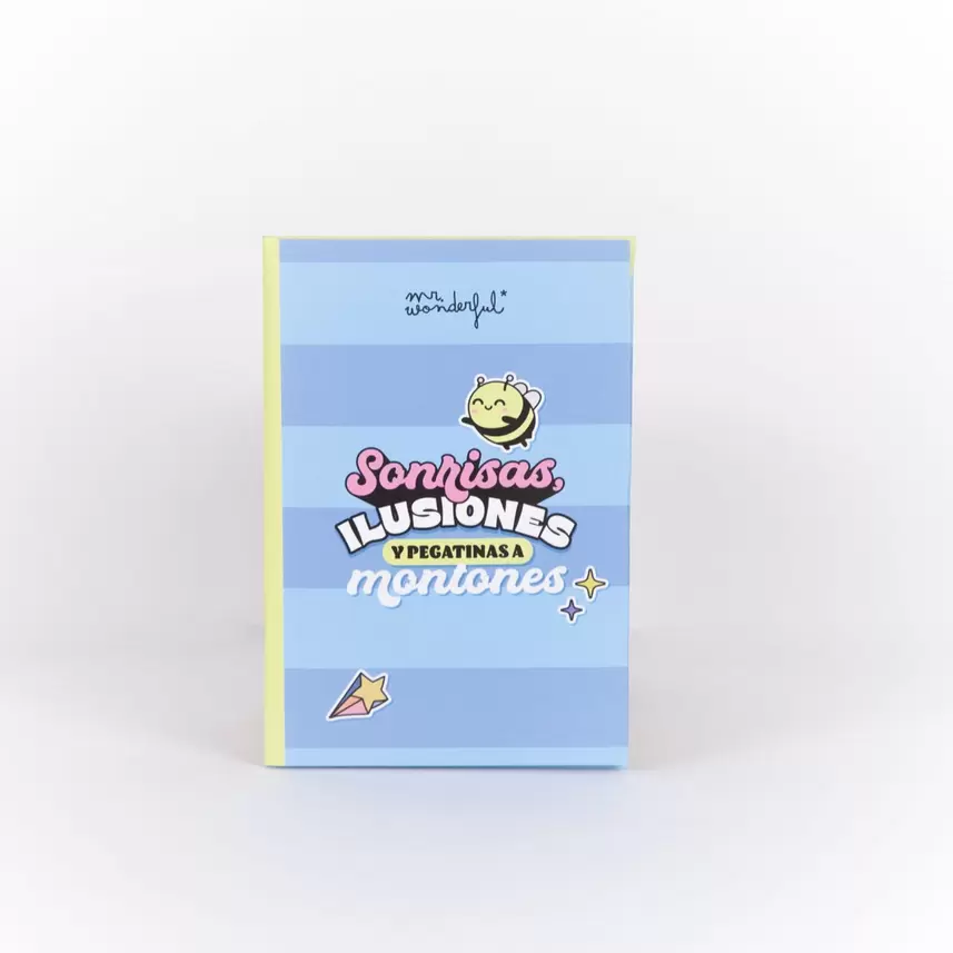 Libreta pegatinas sonrisas ilusiones y pegatinas a montones | Mr Wonderful