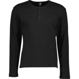 Long-sleeved shirt with round neck