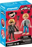Playmobil Miraculous Ladybug Figura Adrien y Cat Noir 71337
