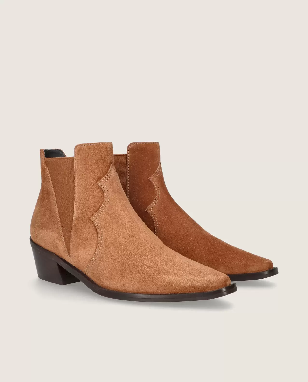 Nashville Brown Suede Ankle Boots