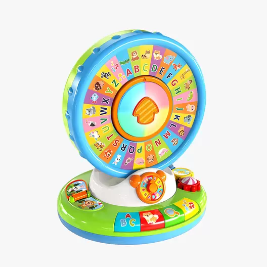 PLAY TOYZ RULETA INFANTIL APRENDE LAS LETRAS Y LOS ANIMALES