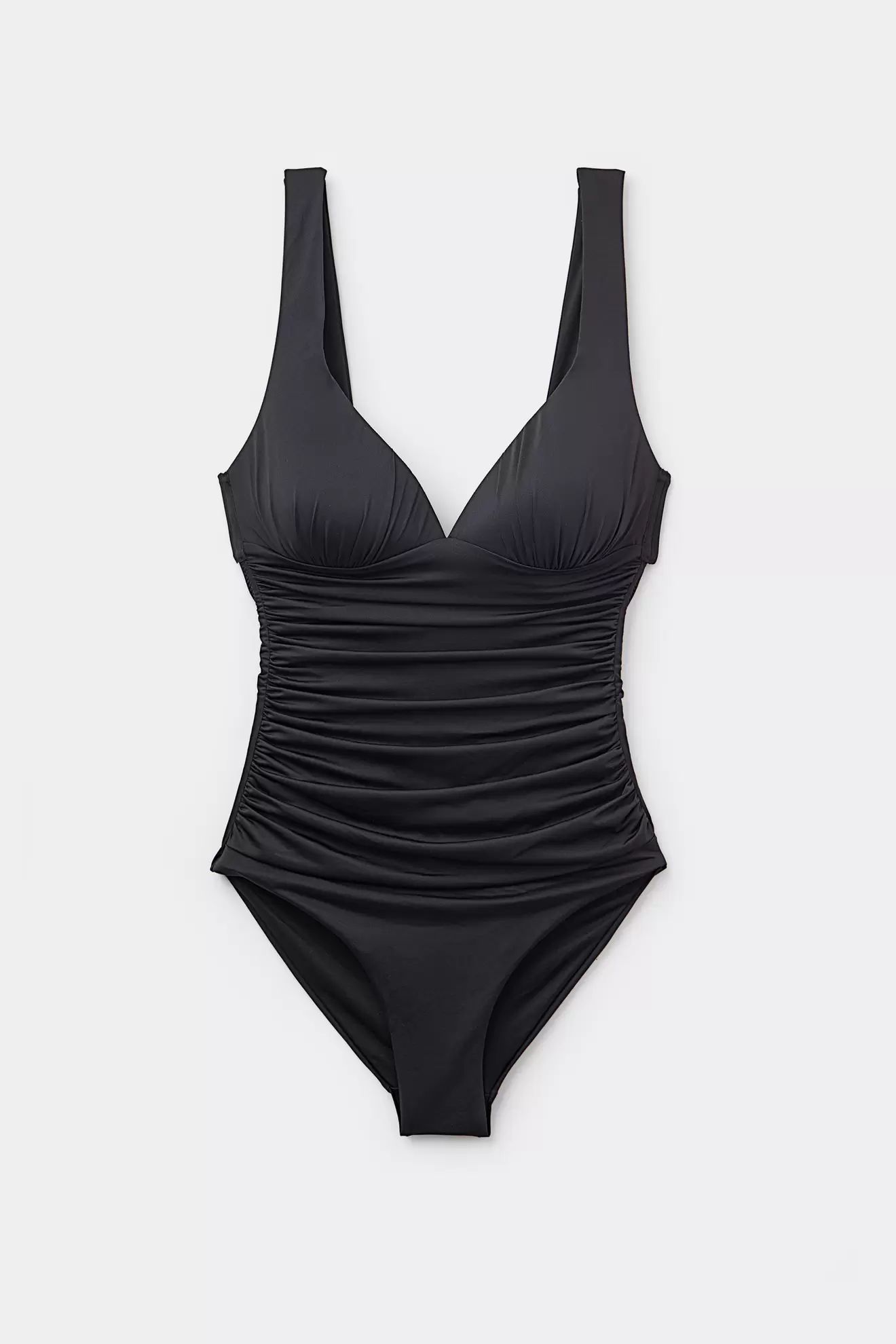 Bañador Entero Triángulo Reciclado con Relleno y Frunce