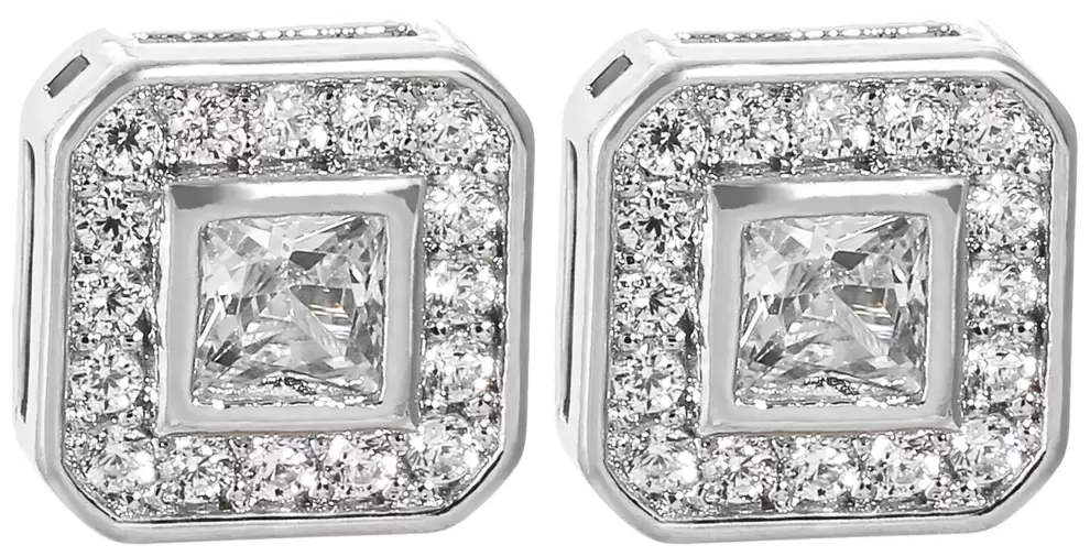 Herren Ohrstecker - Zirc...