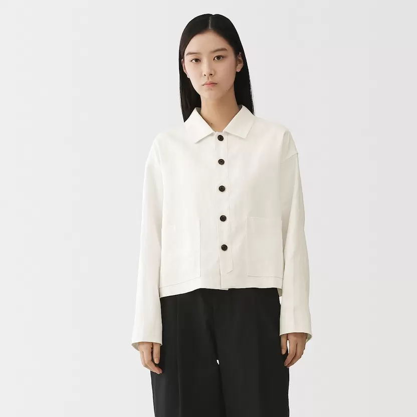 Chaqueta de lino para mujer