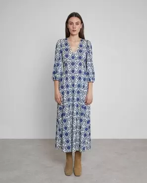 VESTIDO ESTAMPADO MIDI