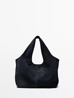 Bolso shopper medium piel serraje