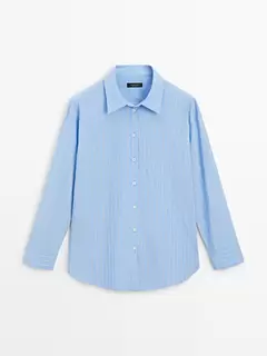 Camisa holgada rayas