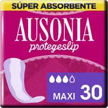 Ausonia Maxi Protegeslips 30 Unidades, Sistema No Olor, Máxima Protección Diaria Embalaje Deteriorado