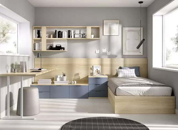 Composicion juvenil con bañera elevable