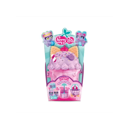 Cherry pets smoothie fun...