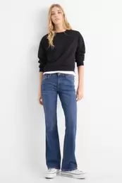 Bootcut jeans - low waist
