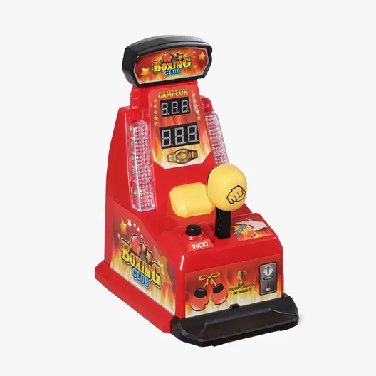 PLAY TOYZ JUEGO MÁQUINA BOXEO LUZ Y SONIDO