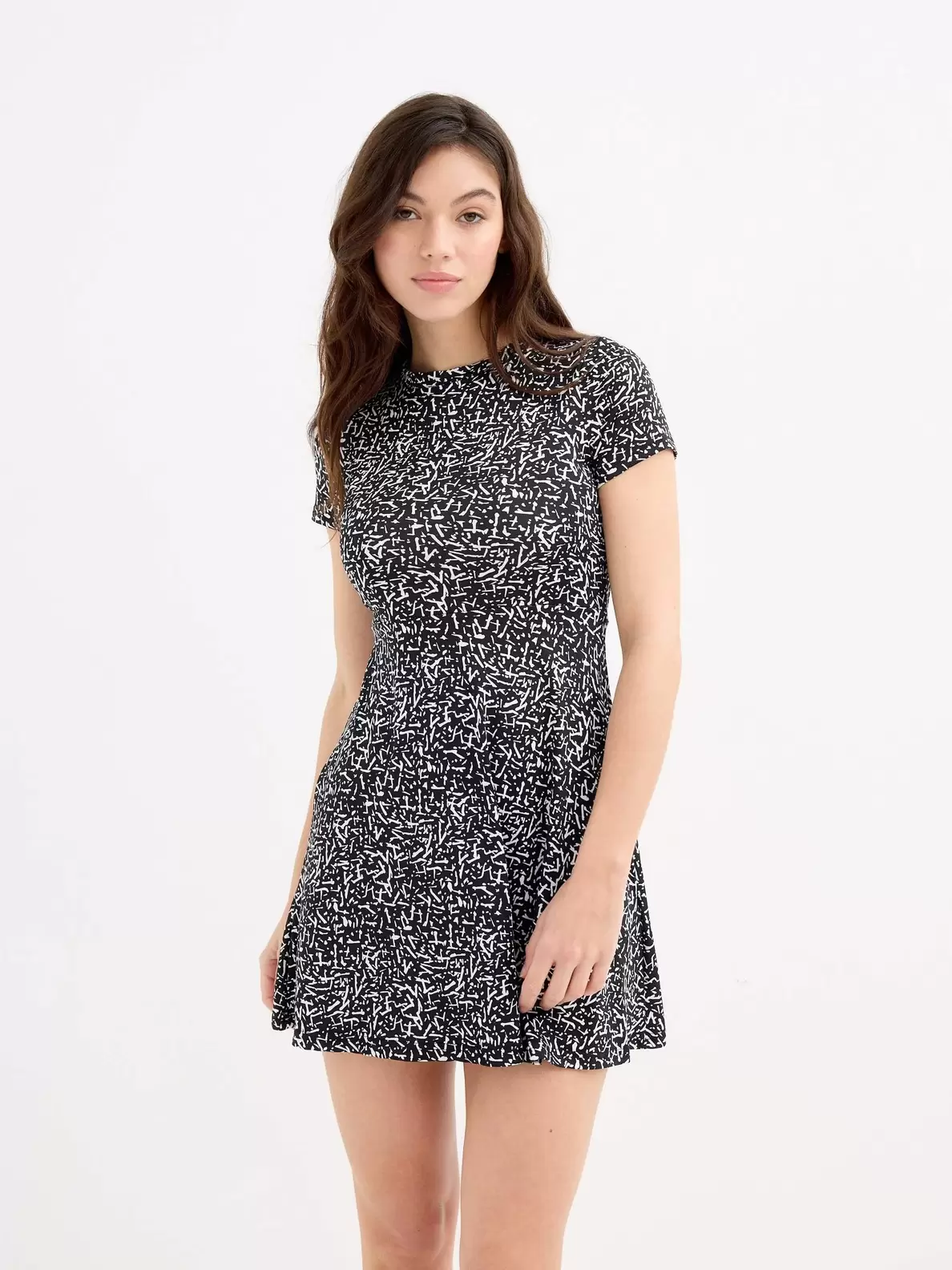 Vestido mini estampado