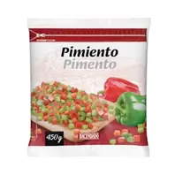 Pimiento rojo y verde Hacendado ultracongelado