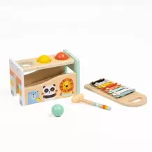 Golpea pelotas y xilófono 2 en 1 Wild