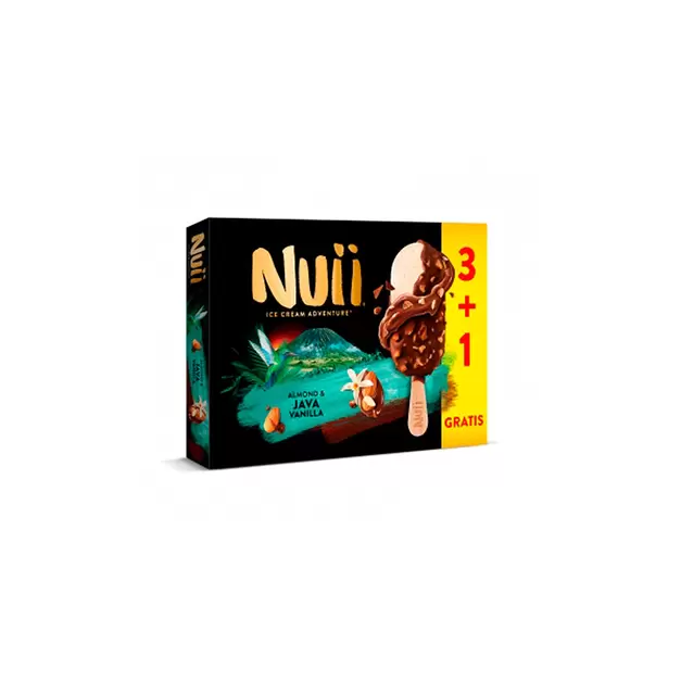 Nuii Almendrado con Vainilla de Java (pack de 3uds)