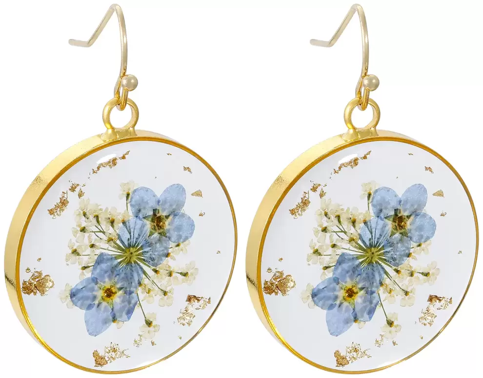 Ohrhänger - Flower Circl...