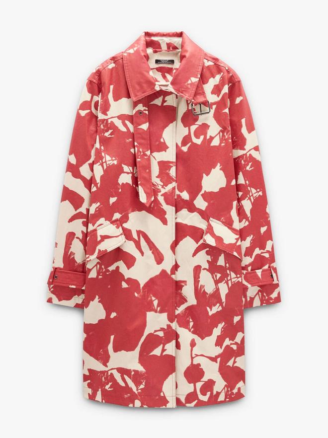 Parka estampada encerada 100% algodón