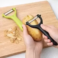 2PCS Potato Peeler Stainless Steel Fruit Vegetable Peeler Peeler for Orange Apple Kiwi Carrot Lemon Cucumber Kitchen