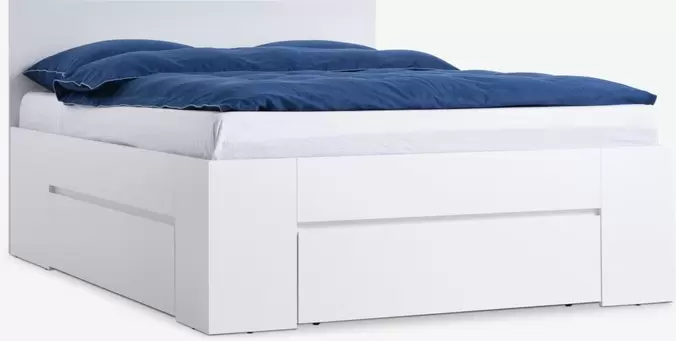 LIMFJORDENEstructura cama LIMFJORDEN 135x190 3 cajones blanco