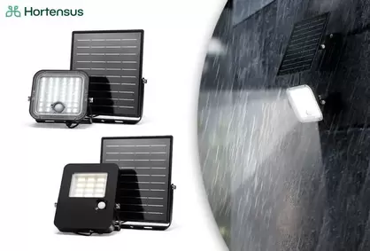 Lámpara de pared con energía solar