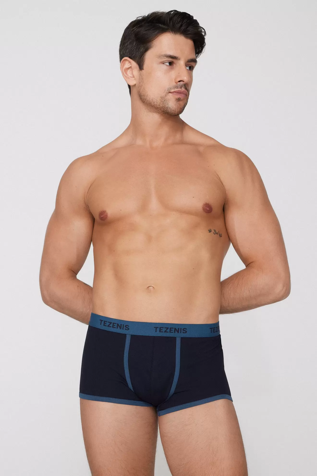 Bóxer Canalé Algodón con Elástico con Logo