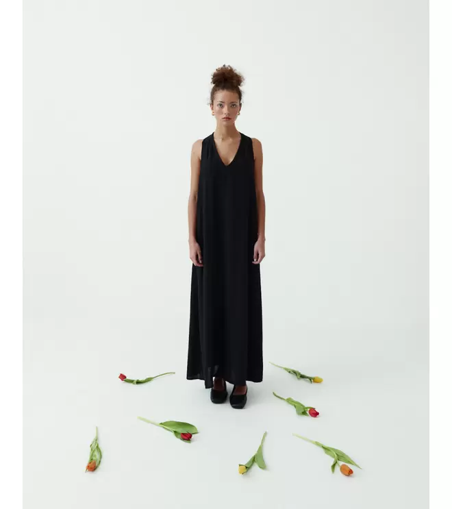 VESTIDO DETALLE TRENZADO