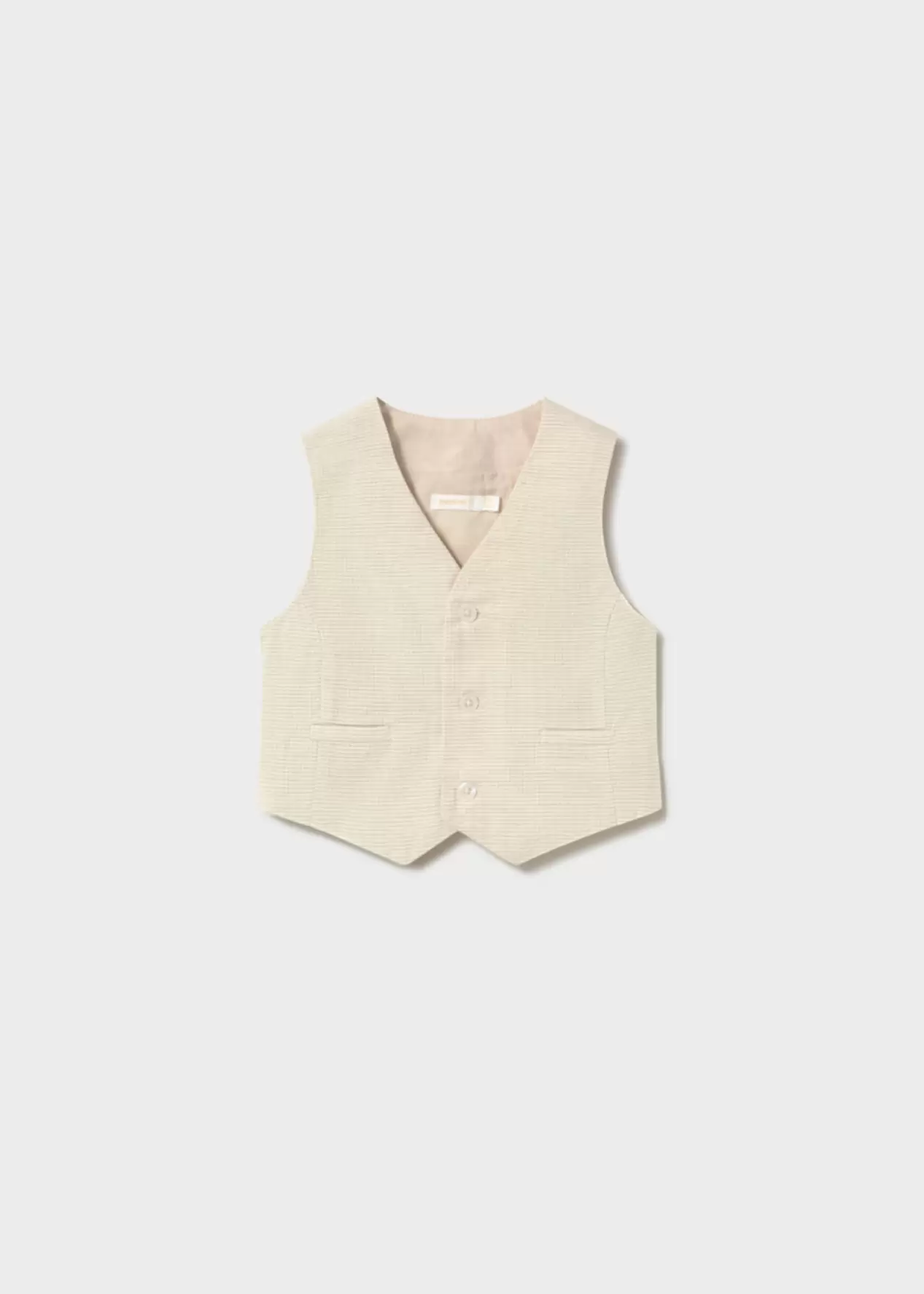 Chaleco vestir con lino bebé