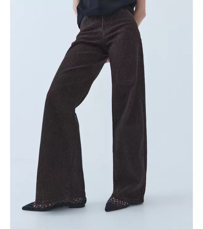 JEANS DAD FIT LEOPARDO