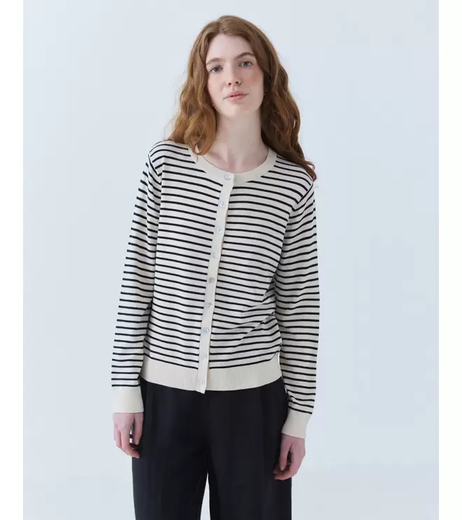 CHAQUETA DE PUNTO RAYAS