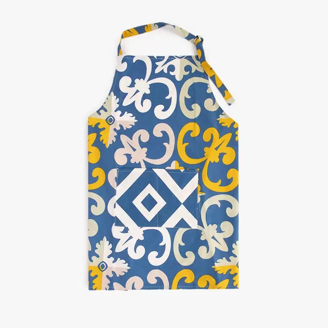Delantal de Algodón AZULEJO