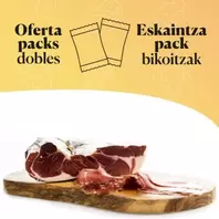 Lote paleta ibérica de cebo 500 g