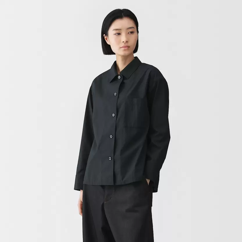 Sobrecamisa de algodón orgánico para mujer